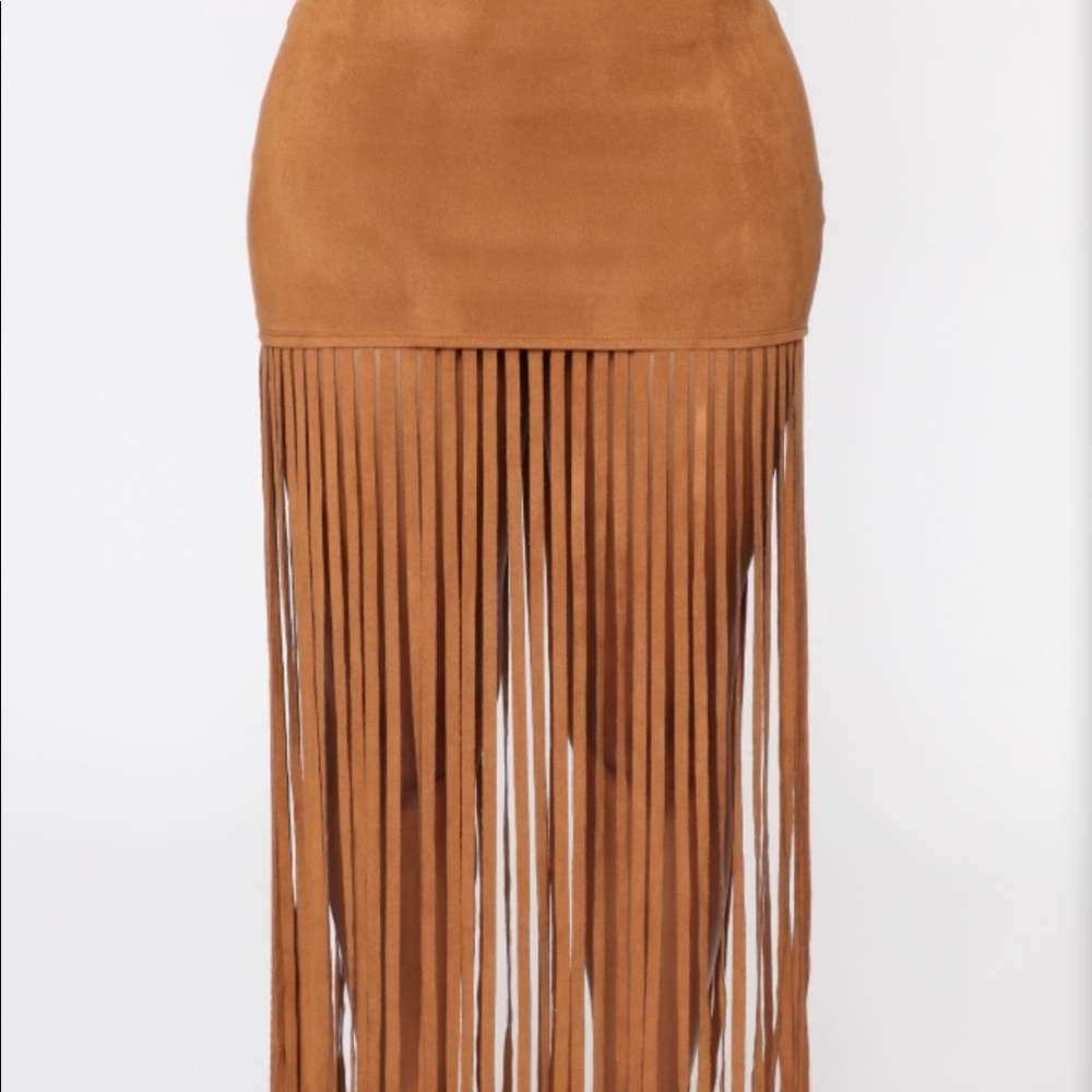 Fringe skirt